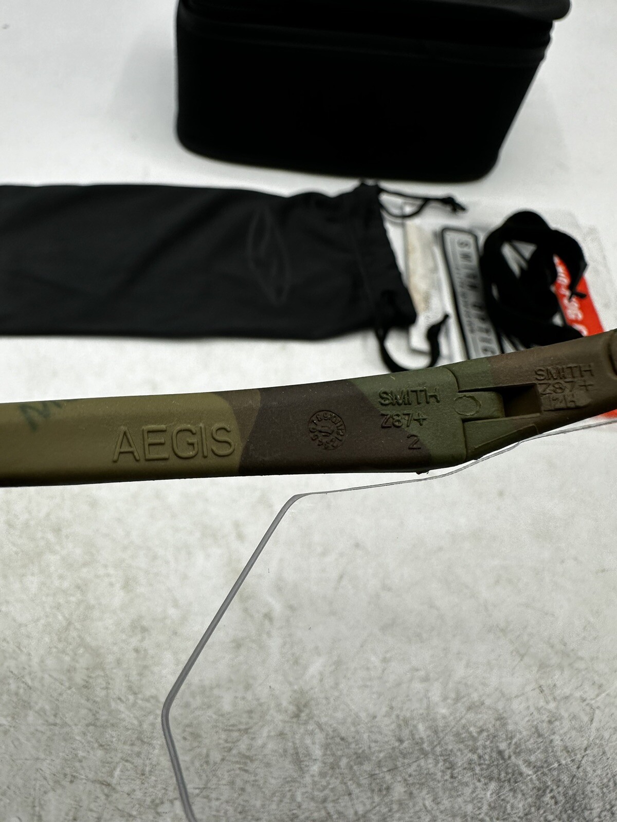 Smith Optics AEGIS Frame, Clear Lens Shooting Glasses Multicam OCP APEC