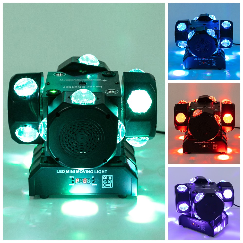 DJ Light Rotating Strobe Light Stage Lighting Effects Party Lamp DMX 512 200W