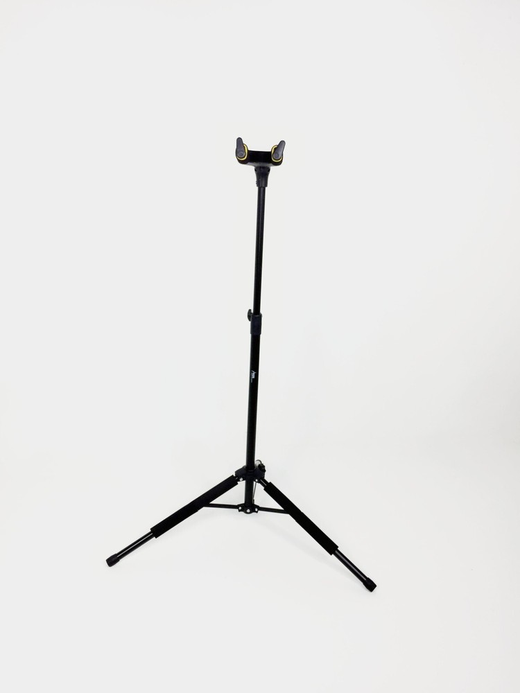 Haze Height-Adjustable Guitar Stand, HJGSL1B, Gravity Locking Design