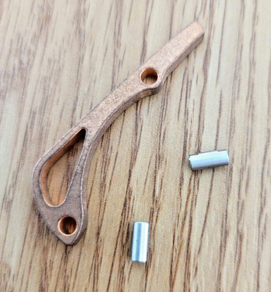 Flytanium Copper Backspacer For Benchmade Bugout Knife Antiqued Stonewashed