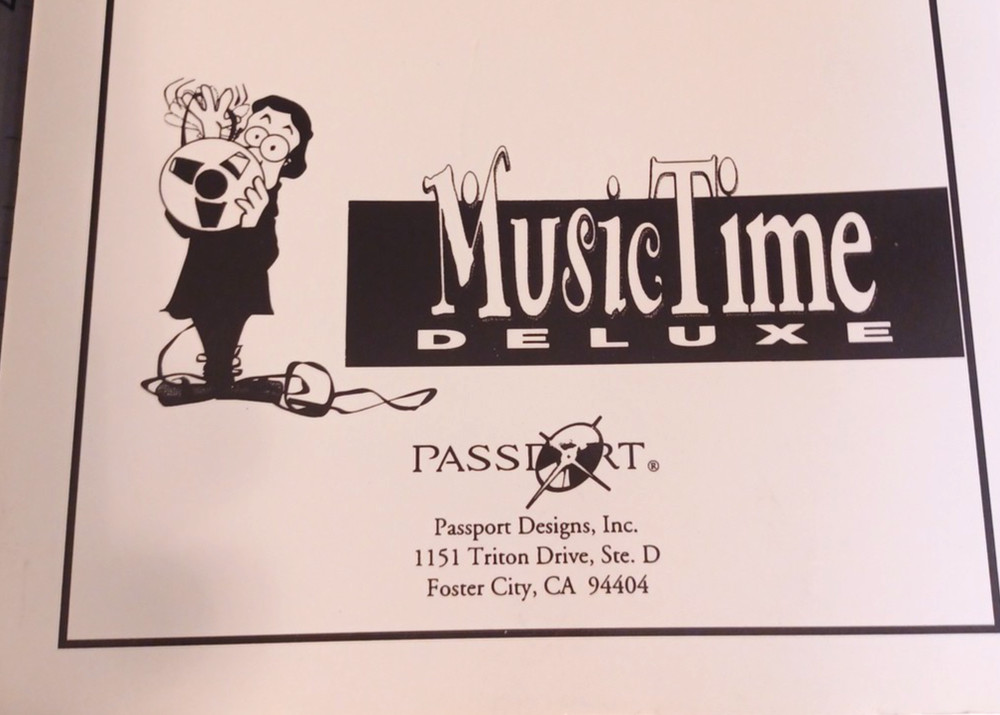 Music Time by Passport Deluxe User's Guide
