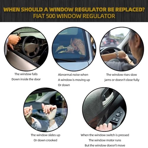 Rear Right Side Power Window Regulator with Panel Compatible with Kia Optima