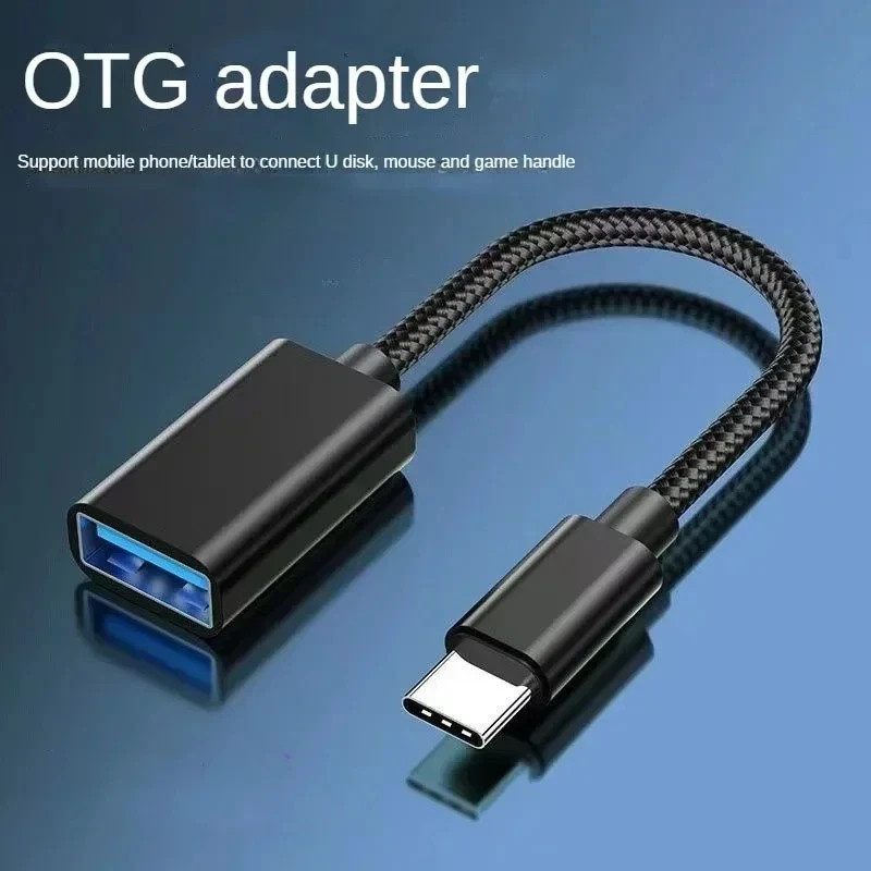 USB C OTG Adapter Type C to USB Converter Data Cable for Android MacBook