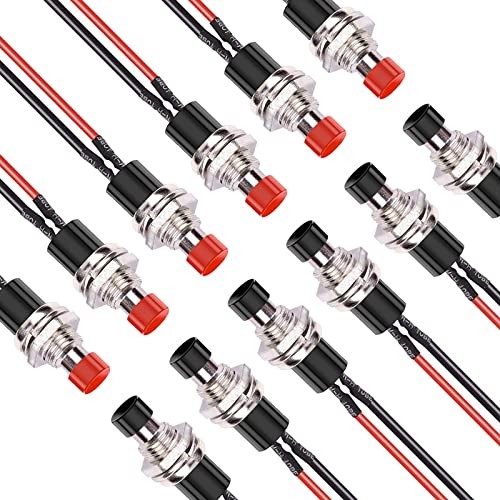 7Mm Mini Round Momentary Small Tactile Threaded Normally Open Push Buttons