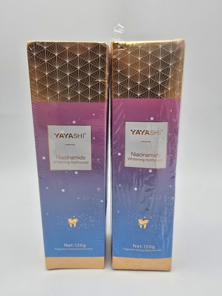 Niacinamide Whitening Toothpaste, YAYASHI 4.23 Fl Oz 2 Pack