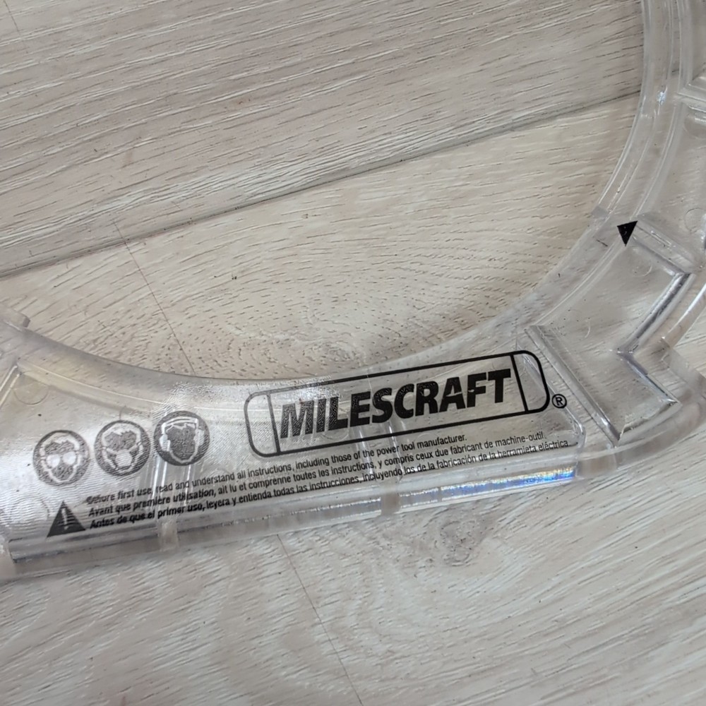 Milescraft Router Jigs Turnlock Offset Base & Circle/Edge Guide Thumb Release
