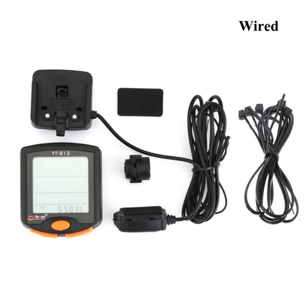 Bicycle Computer Digital Odometer LCD Backlight Bike Speedometer Waterproof