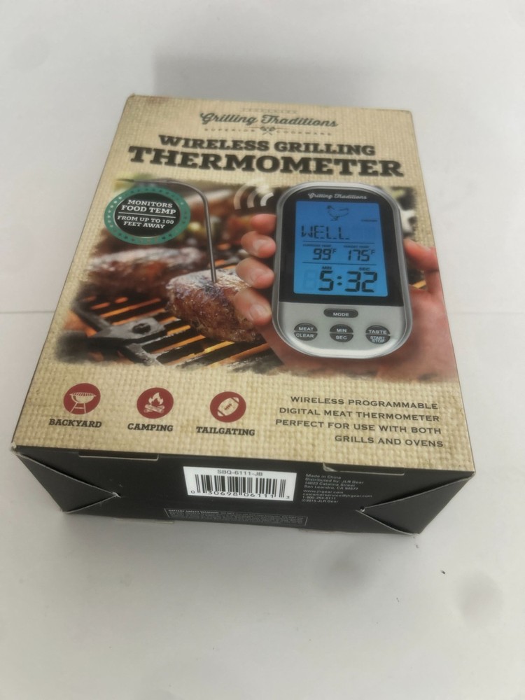 grilling traditions wireless grilling thermometer programmable meat digital