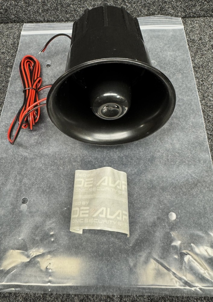 CODE ALARM SIREN NEW-OLD 25-32 YEARS OLD/AUTHENTIC AND ORIGINAL CODE/SUPER LOUD.