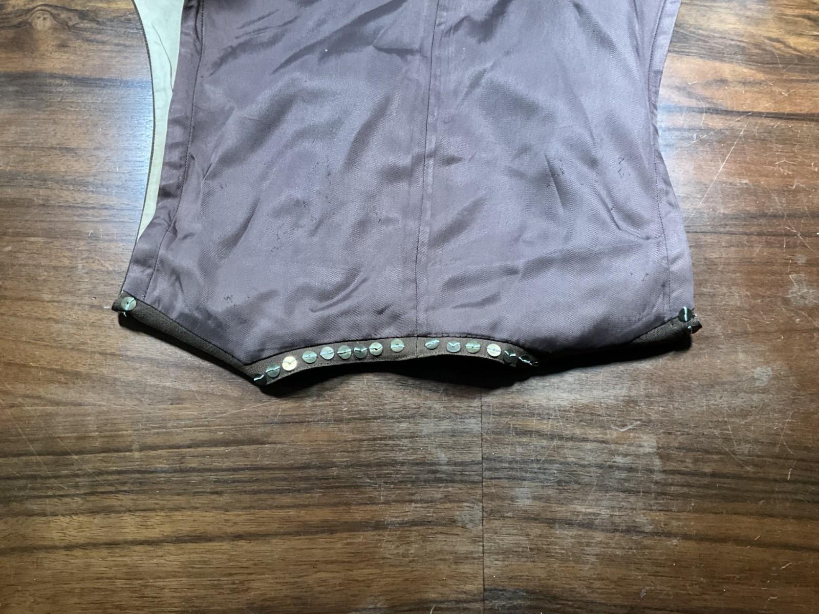 Vintage Native American Vest With Brass Sequins