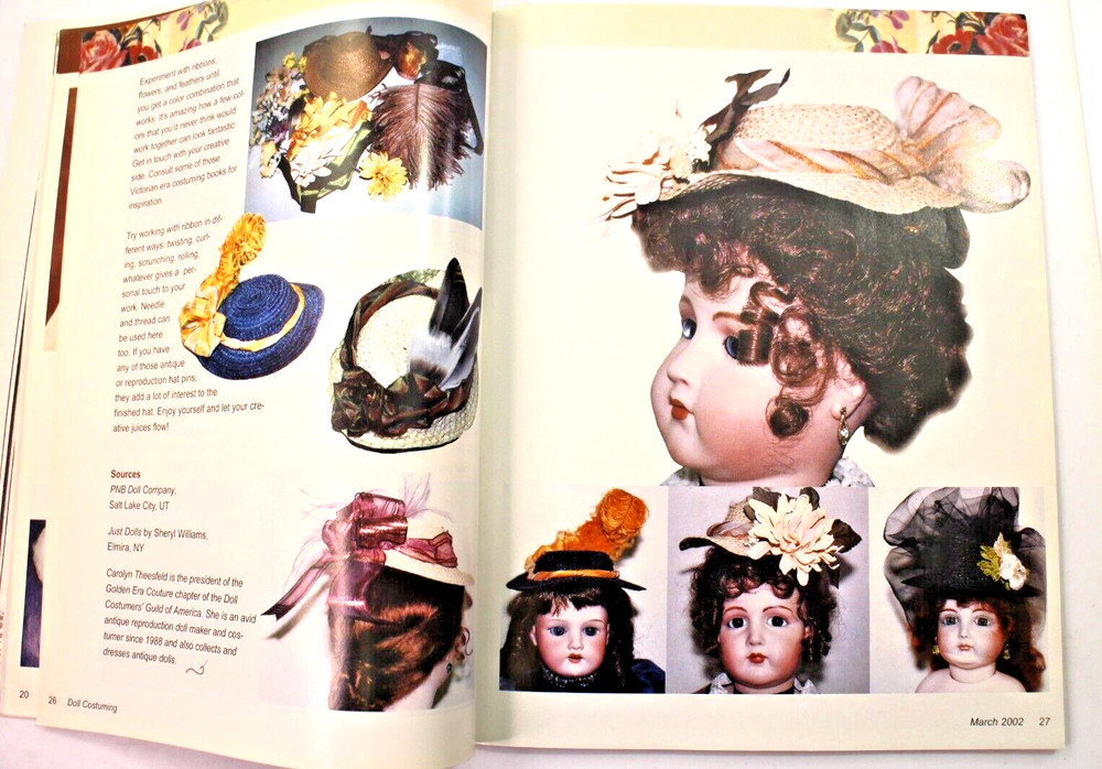 Doll Costuming with Patterns March 2002