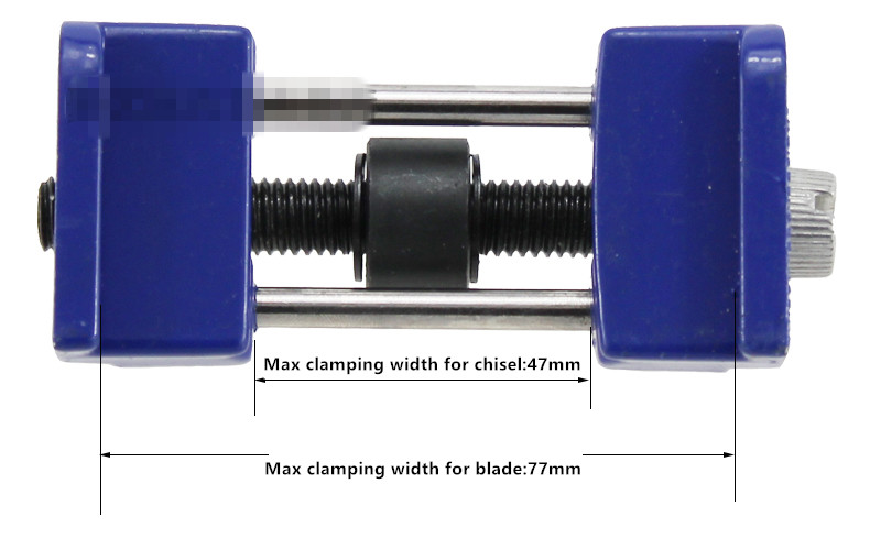 Fixed angle Locator Auxiliary vise tool for Woodworker Sharpening chisel blade