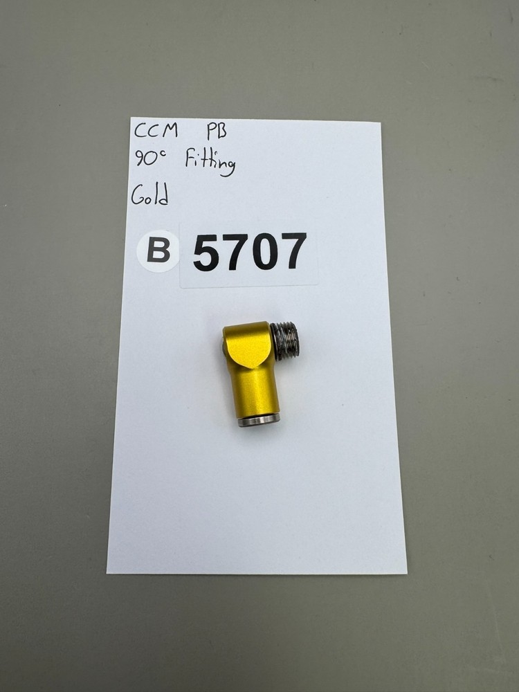 CCM PB 90° Fitting-Gold