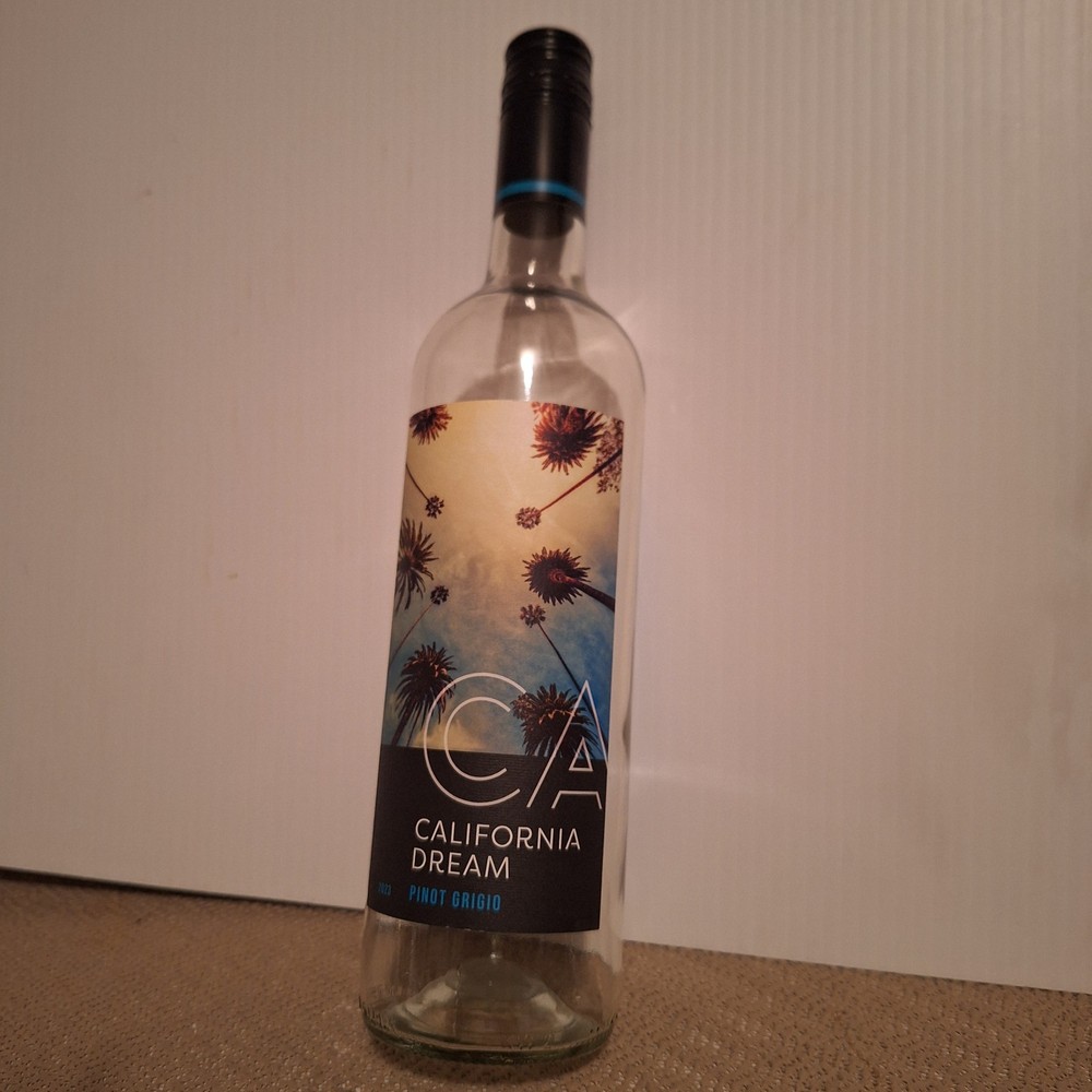 California Dream Empty Wine Bottles