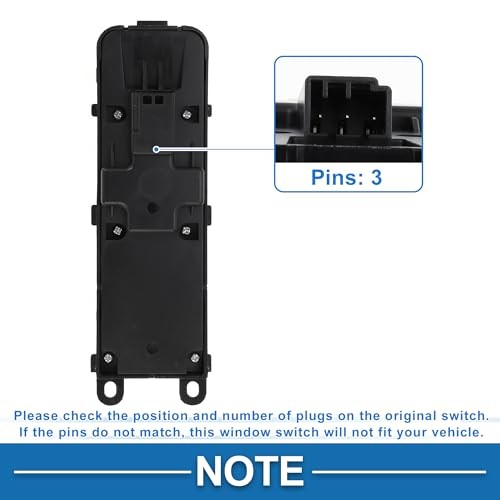 Power Window Switch No.LR110324 Front Left Driver Side Window Control Switch