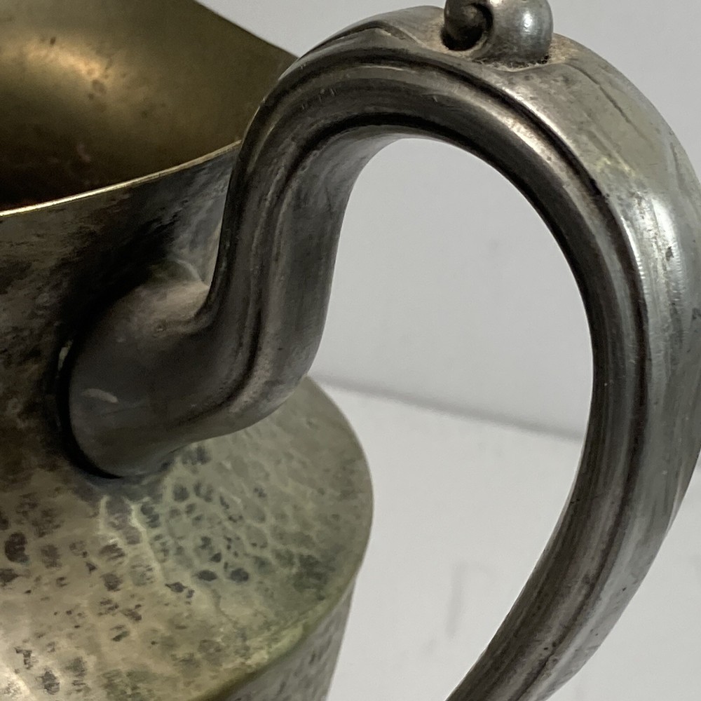 Vintage Continental Silver Company Hammered Pitcher 9 inches