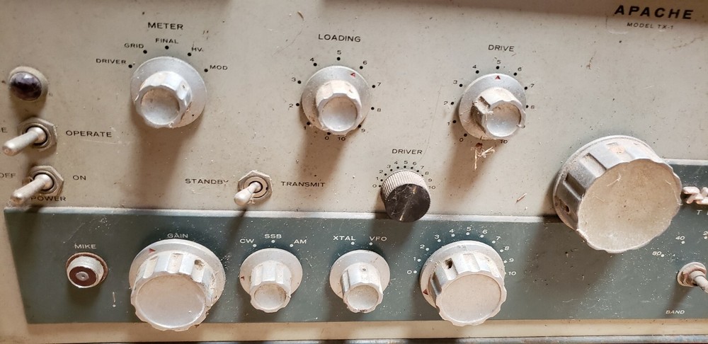 Heathkit TX-1 vacumn tube transmitter, Atlanta, Untested