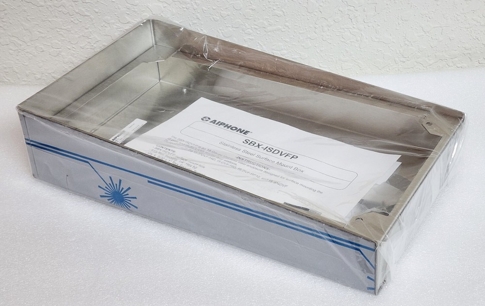 New AIphone SBX-ISDVFP Surface Mount Box For IS Series (See Description Below)