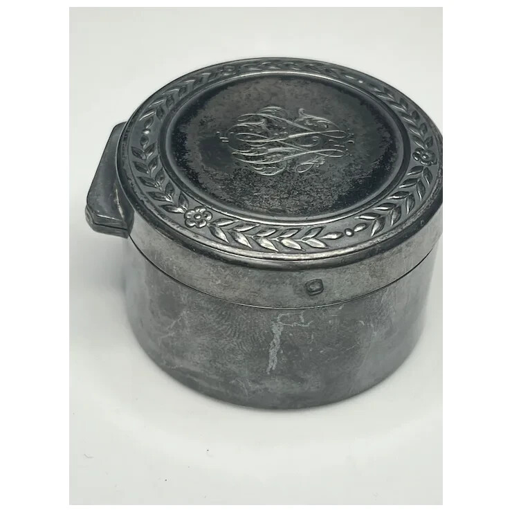 Vintage Sterling Silver Keepsake Box with Engraving
