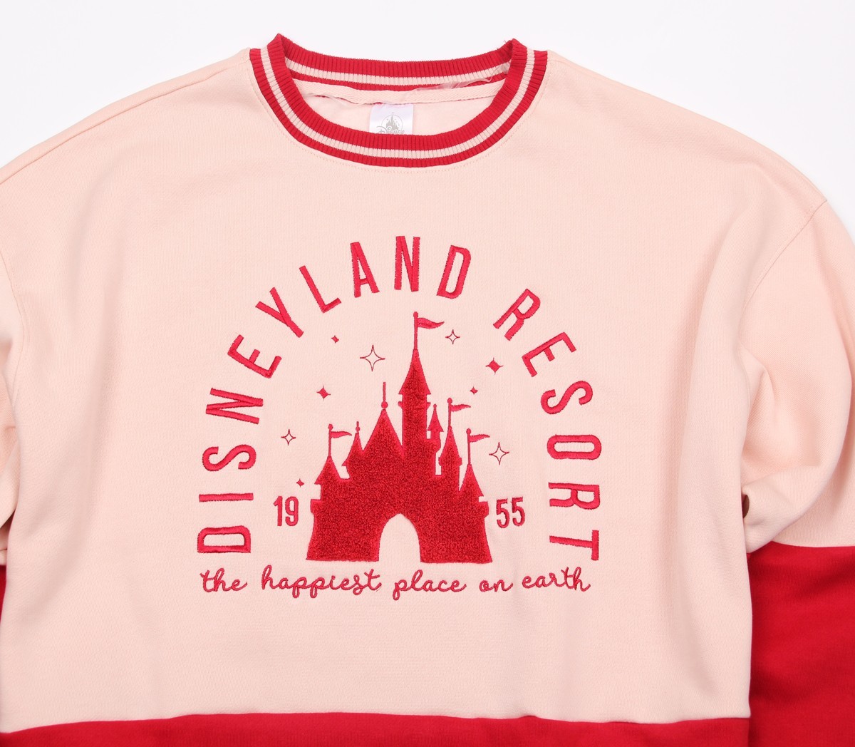 Disney Disneyland Resort Embroidered Castle Pullover Sweatshirt