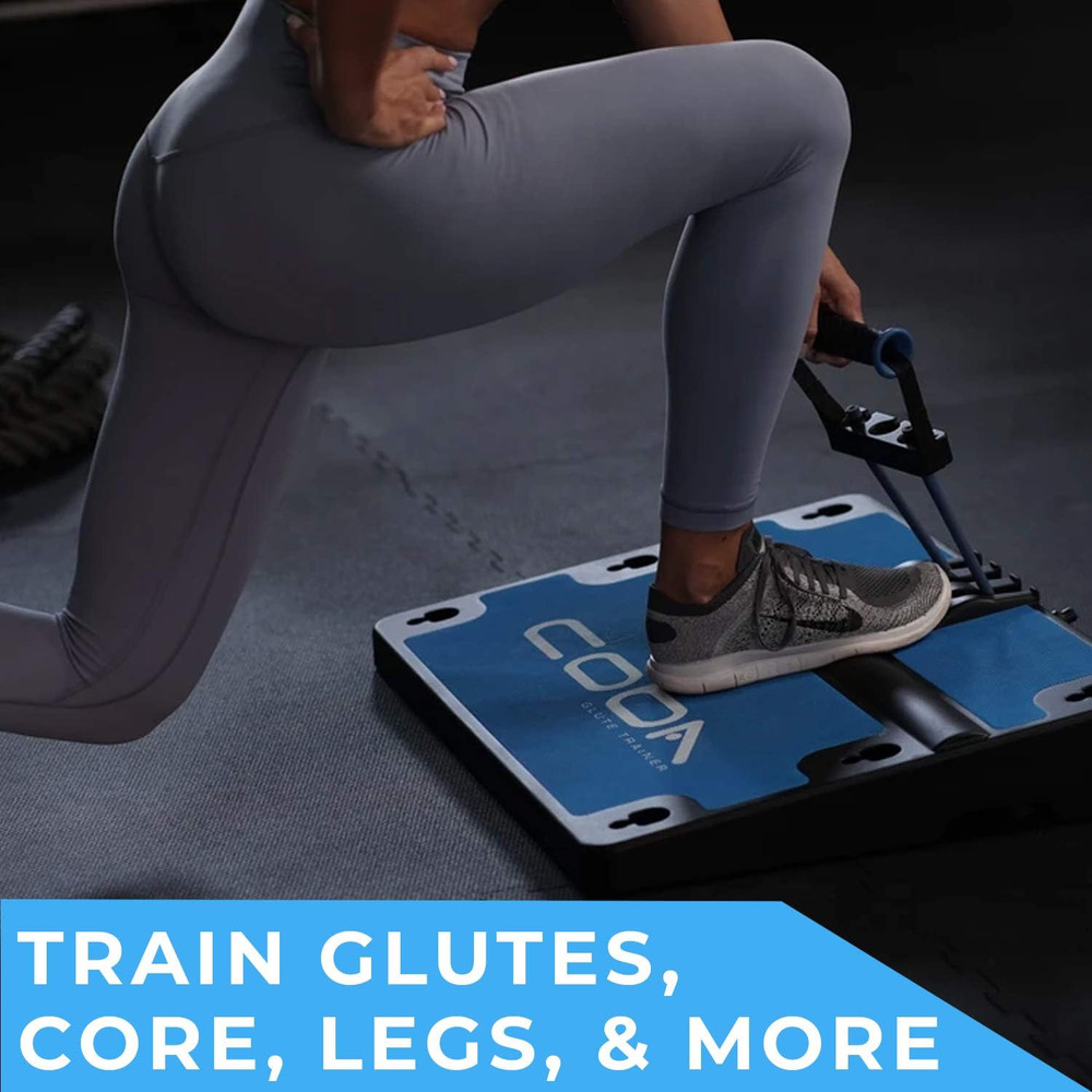 GLUTE Trainer - Full Home Workout System, Core & Booty Exercise Machine, Resista