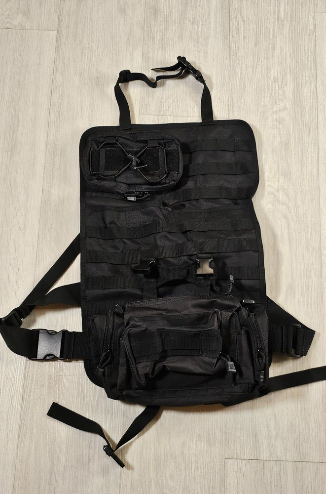 Tactical Chest Rig Pack Combat Pouch Straps Protective Black