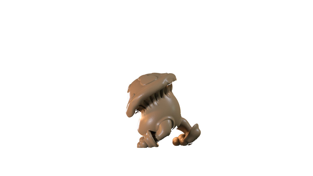 Capsule Chibi - Walking Mushroom