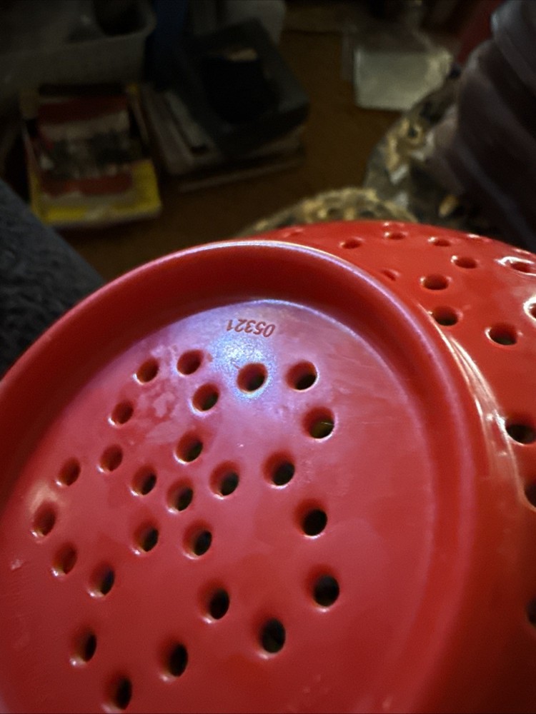 CULINARY ELEMENTS RED COLANDER 100% MELAMINE