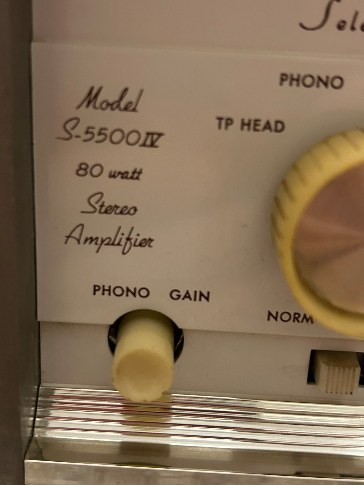 Sherwood S-5500 IV Integrated Tube Amplifier Amp S5500IV VINTAGE See Video