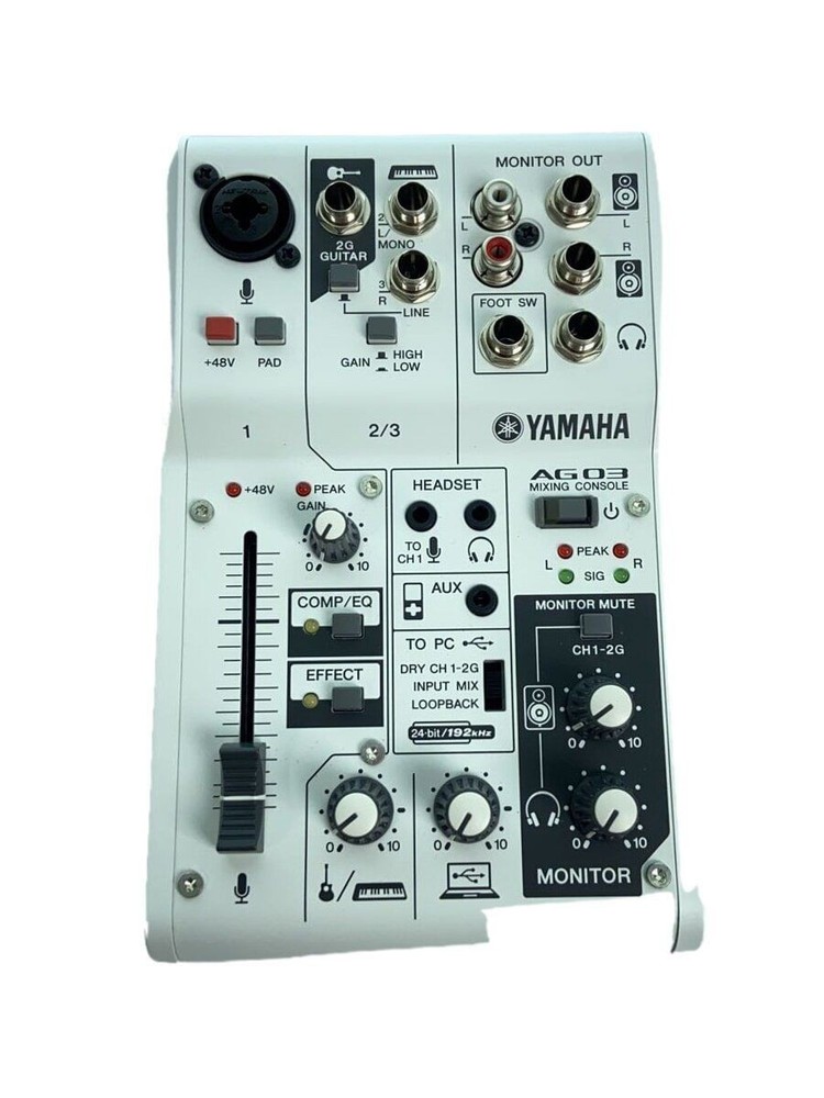 Yamaha Mixer 3ch Webcasting With Audio Interface USB Used