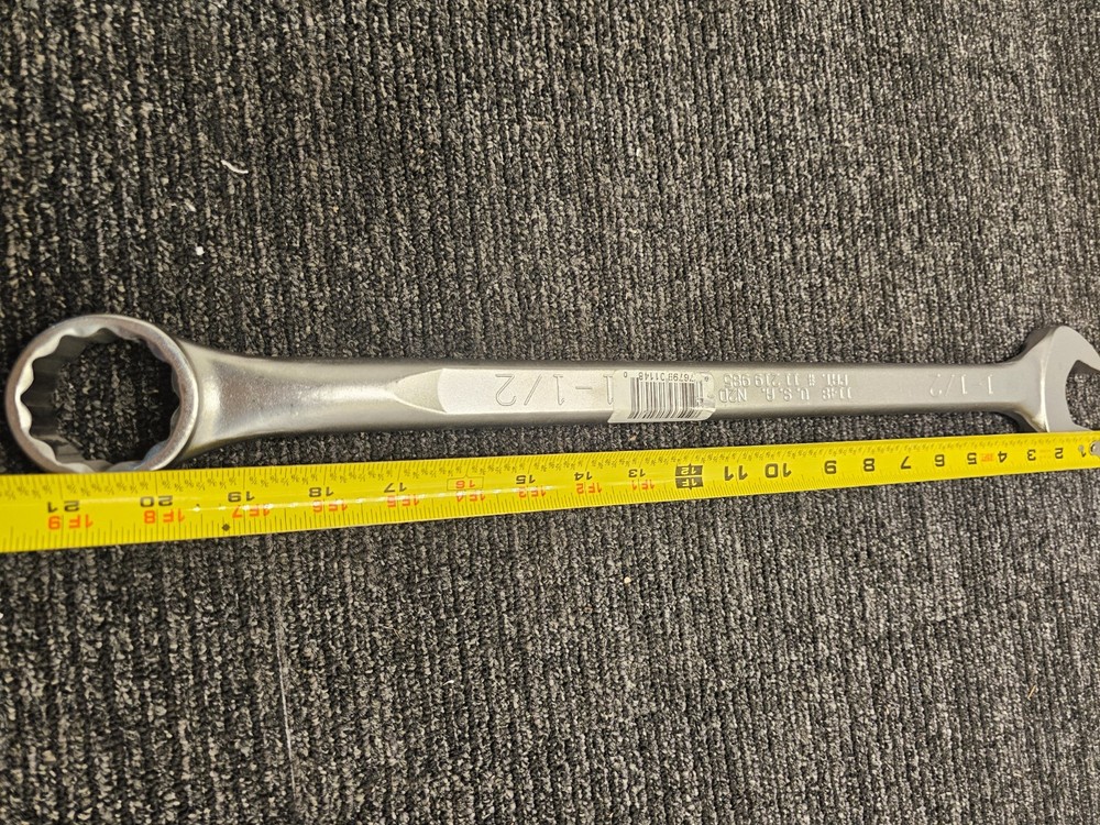 (QTY 1) Wright Tool 1-1/2" WrightGrip Combination Wrench, 12 Point 1148