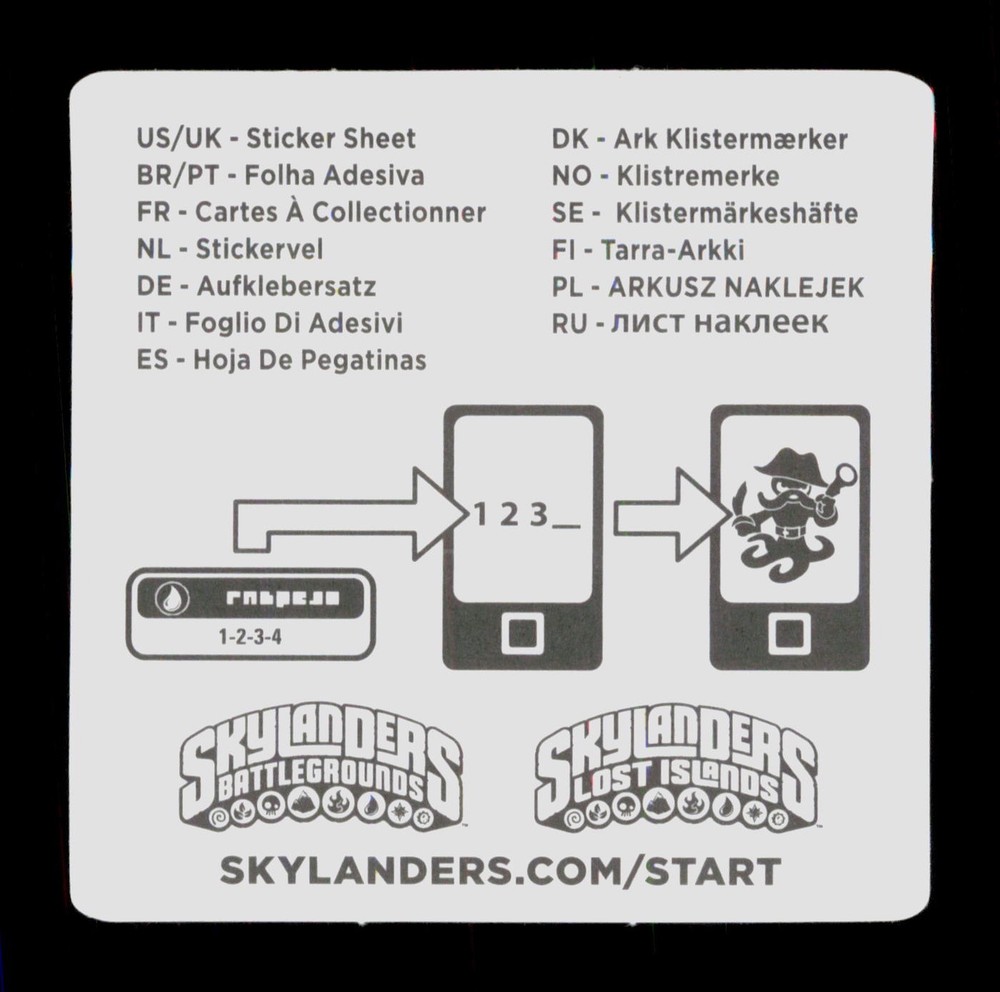 Heavy Duty Sprocket Skylanders Swap Force 2013 Activision Sticker
