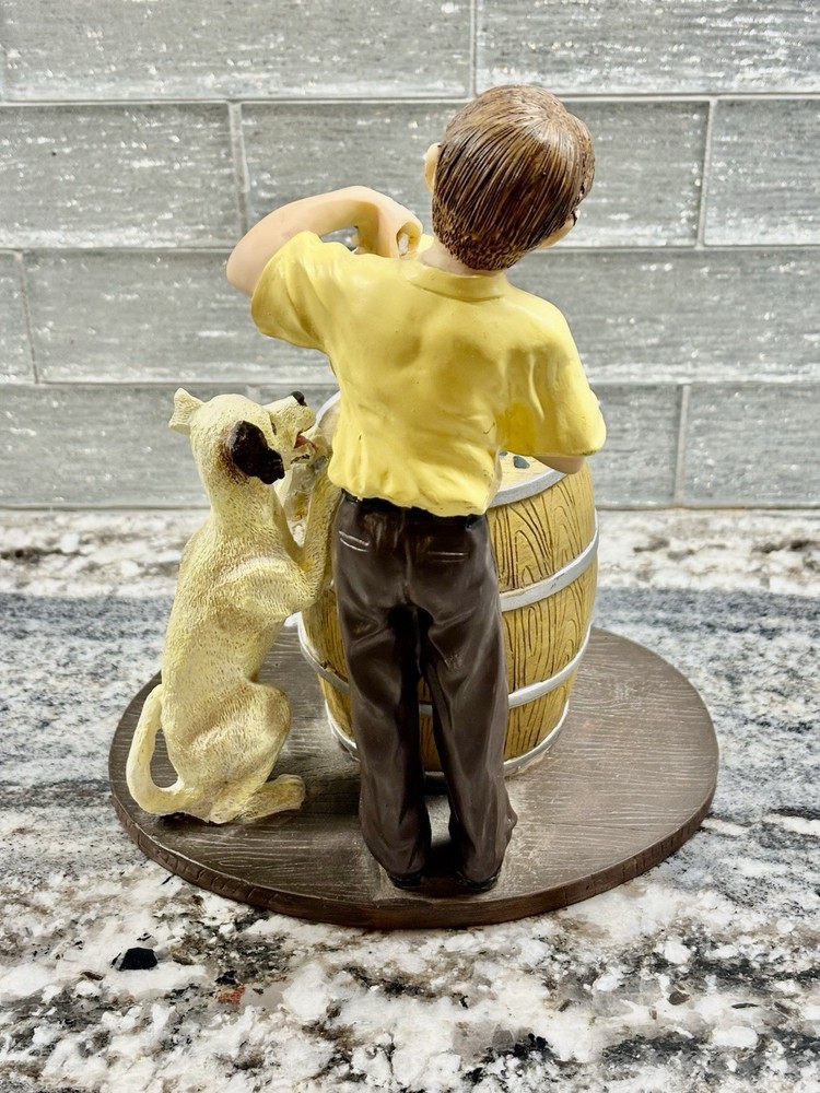Benjamin Moore Paint 125 Years 2008 Store Display Statue Boy With Dog