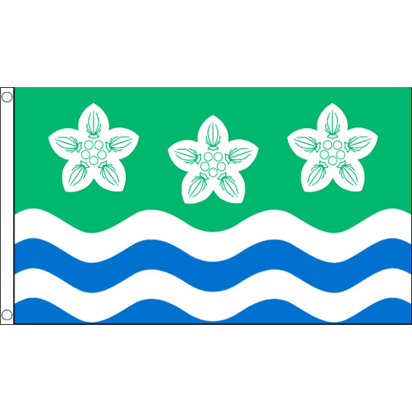 Cumberland Flag Table Hand Waving Flags Bunting Windsock Scrunchie Displays