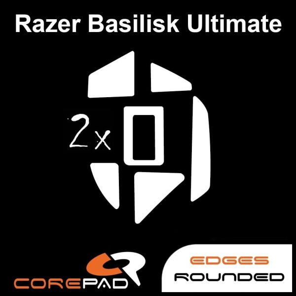 Corepad Skatez Razer Basilisk Ultimate Replacement Mouse Feet Hyperglide Teflon