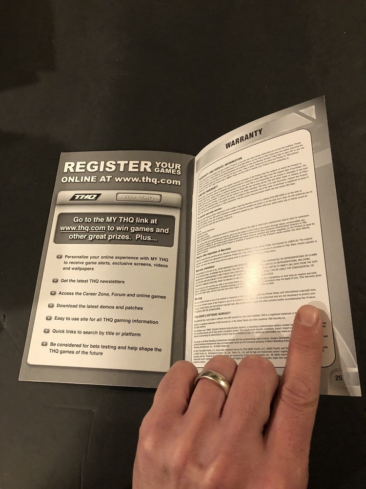 wwe smackdown vs raw 2006 ps2 manual Only