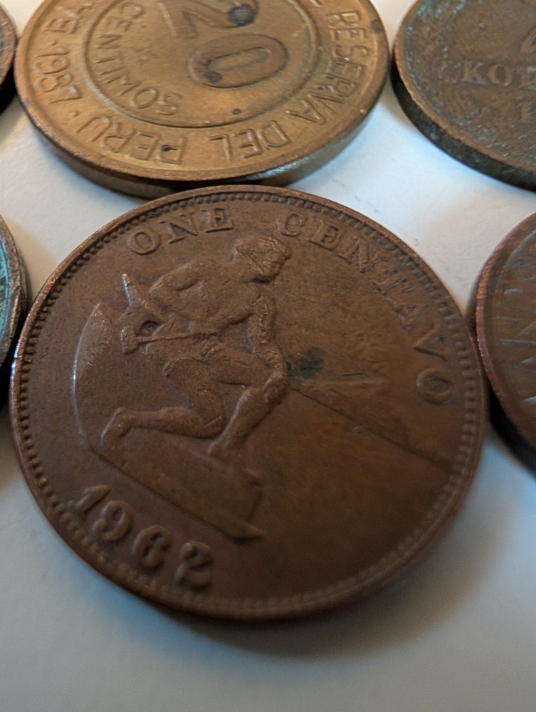10 Foreign Coins All Different Years Very Nice Condition