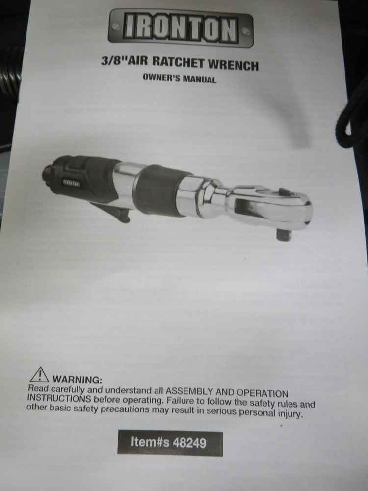 Ironton Air Tool Kit with accessories