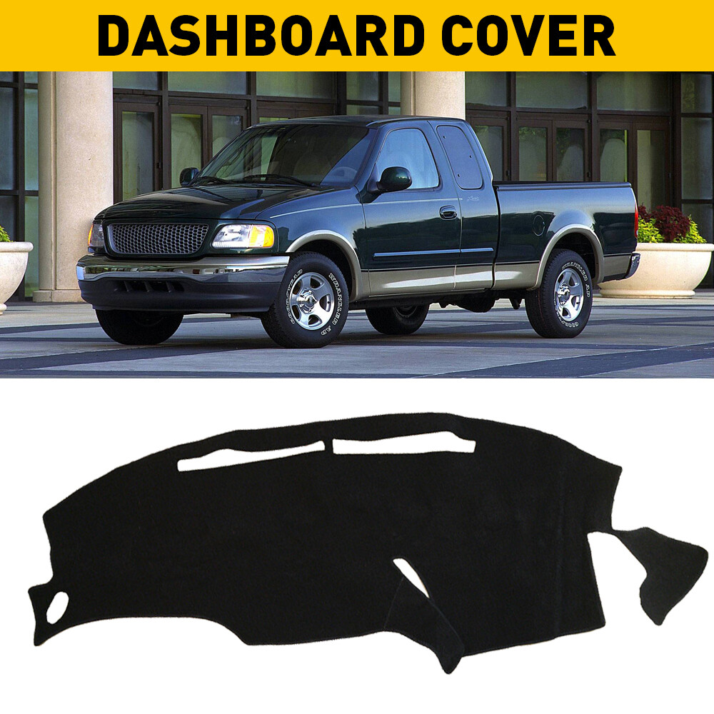 Dashboard Pad Dash Cover Mat fits For 1997-2003 Ford F150 Non-Slip Carpet Black
