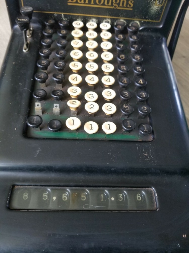 Antique Burroughs Adding Machine