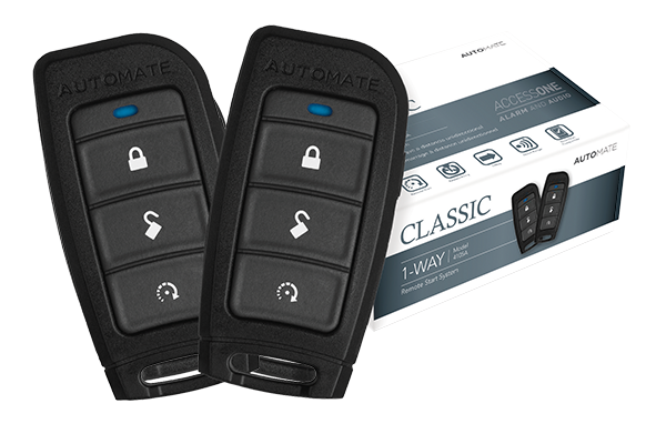 4105A Automate Remote Start System with TWO 4-Button Remotes 1/4 Mile Range