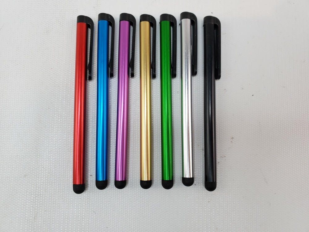 2 Pack Stylus for Android or iPhone touchscreen - Tablet - Various colors - New