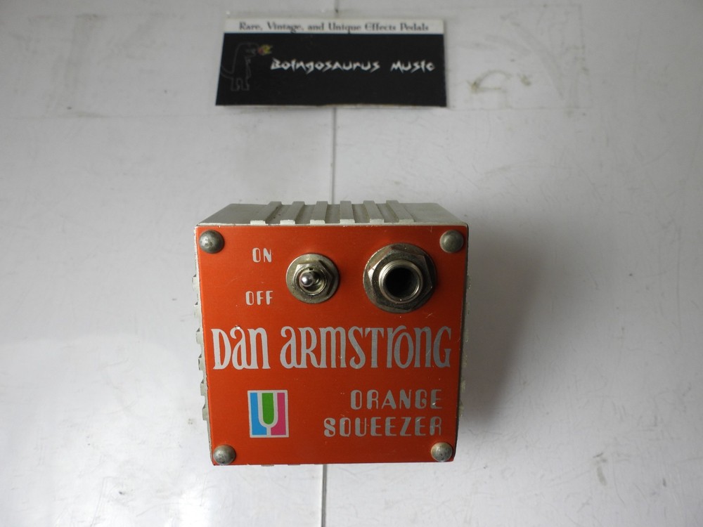 Vintage Dan Armstrong Orange Squeezer Compressor Effects Musitronics Mu Tron