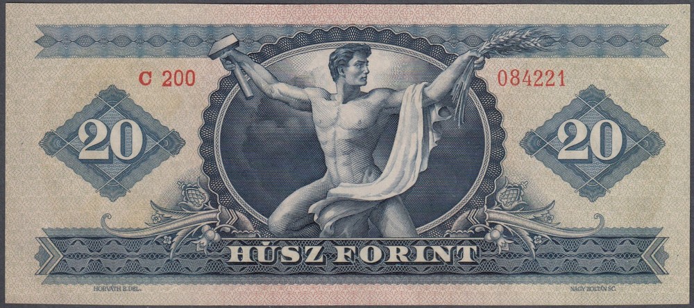 Hungary 20 Forint 1962 UNC