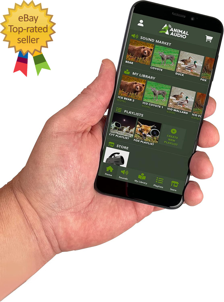 Renegade+ Programmable Predator Call with Bluetooth - 30 Professional Sounds