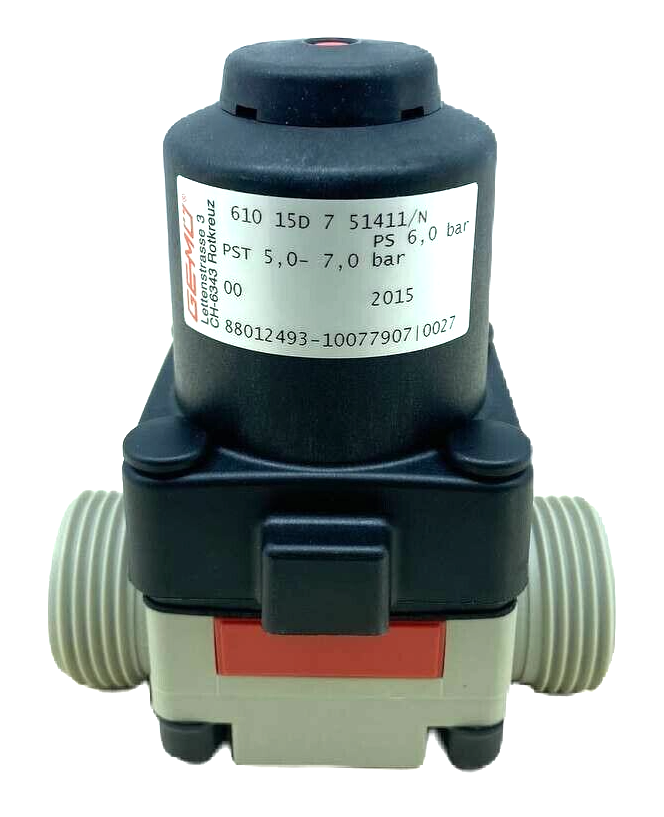 GEMU 610-15D -7-51411/N PNEUMATICALLY OPERATED DIAPHRAGM VALVE