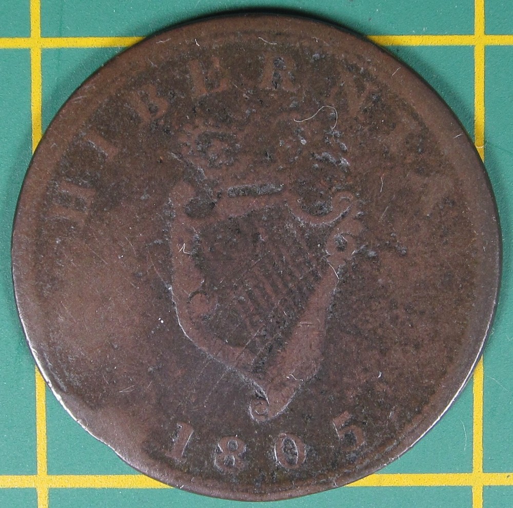 1805 Wellington halfpenny token WE-5B1