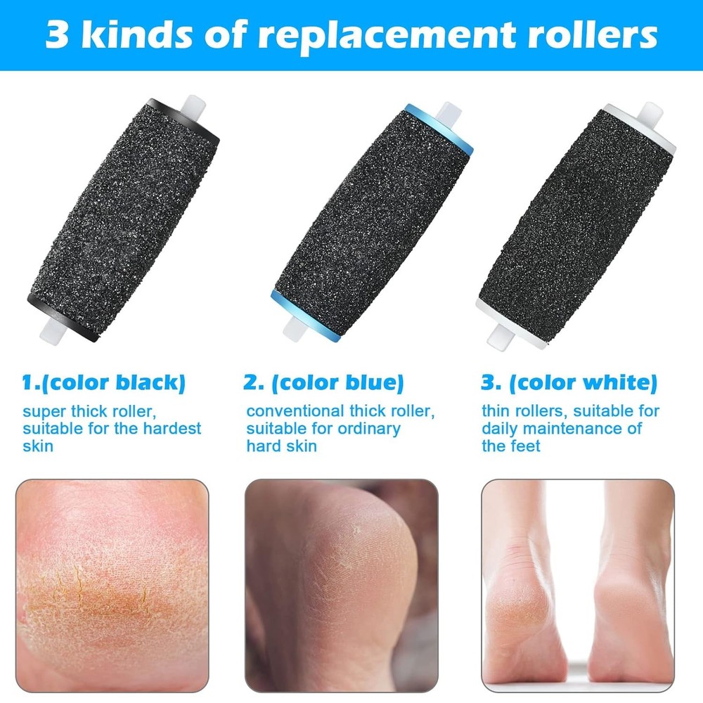 10/20Pcs Pedi Replacement Rollers ​Compatible with Amope Pedi Perfect