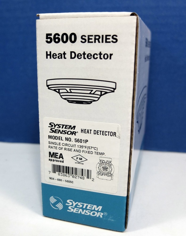 System Sensor 5600 Series #5601P Heat Detector 135 Degree Fixed Temperature