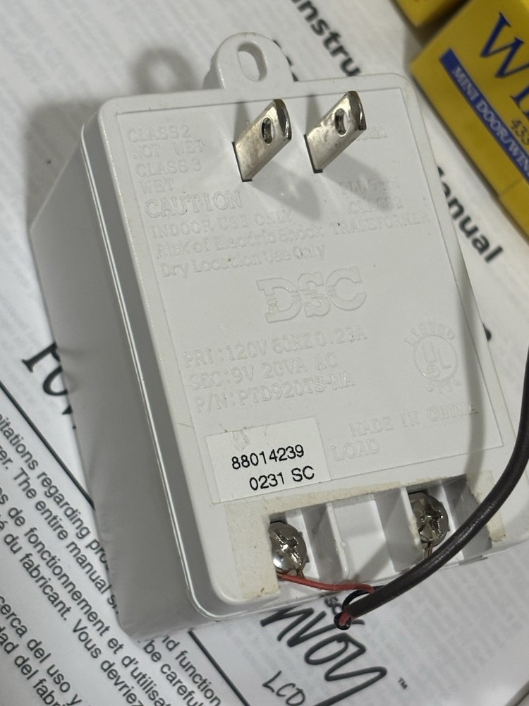 DSC NT9005 V1.0 Security Alarm Panel